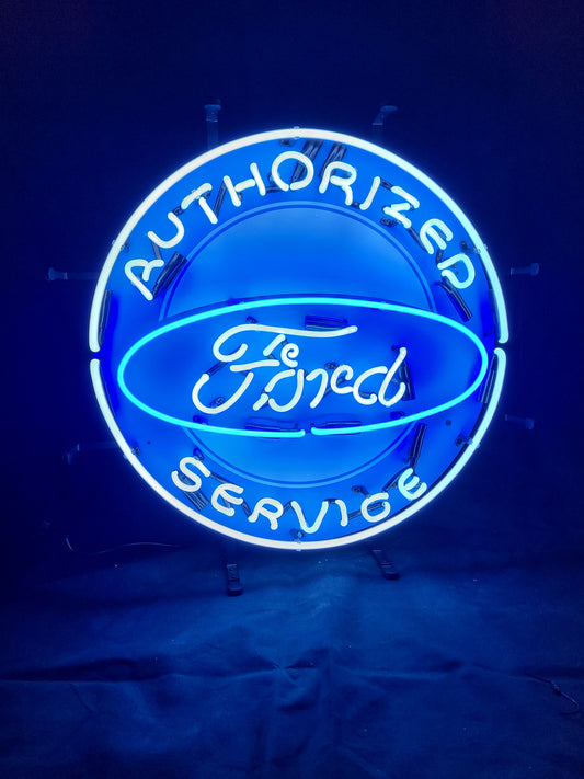 Ford Authorized Service Neon Sign