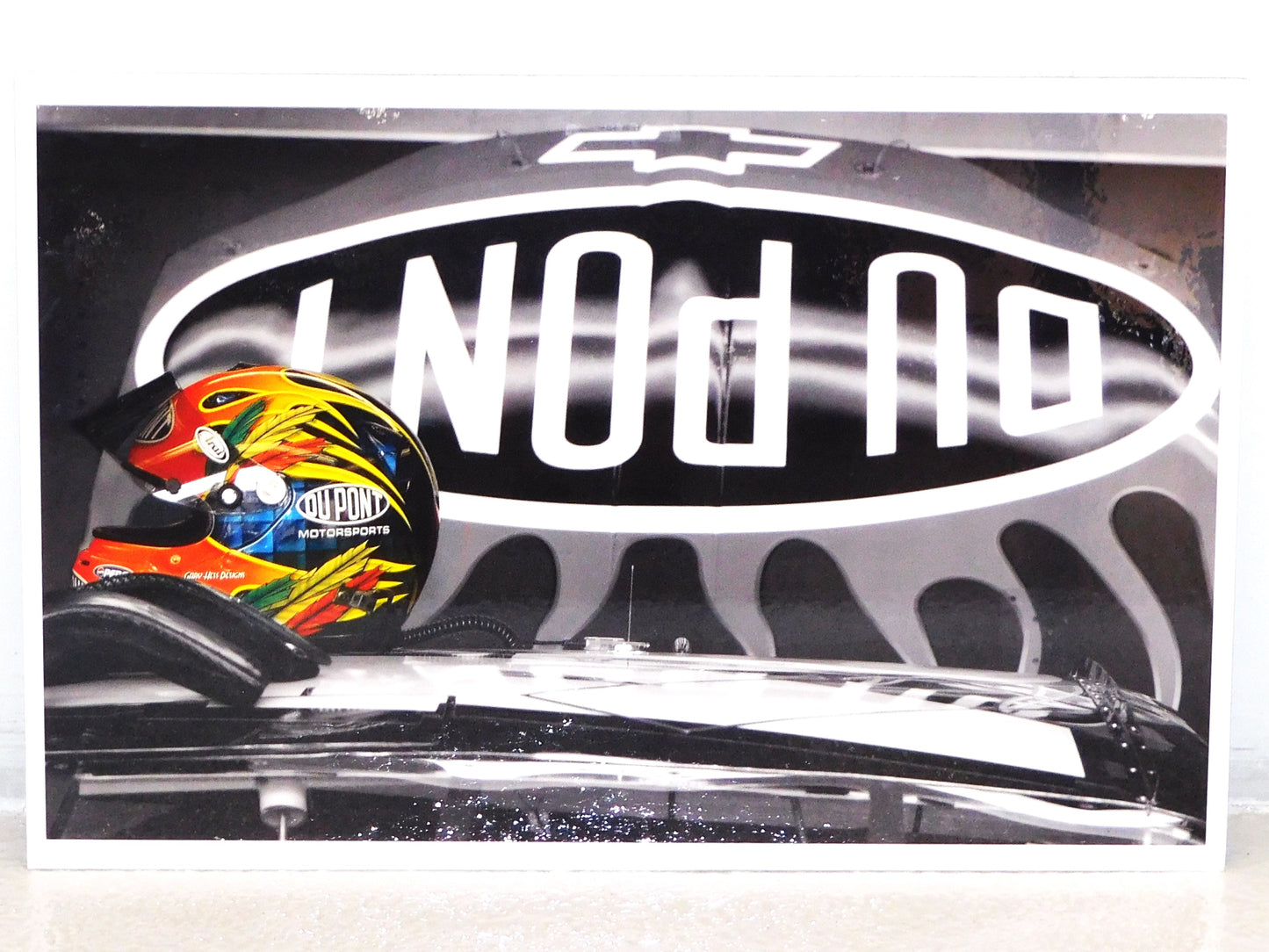 2002 Feather & Flames Helmet Photo Print