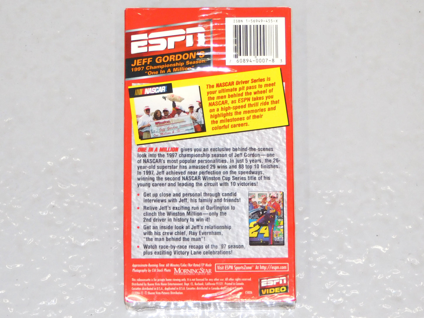 Jeff Gordon's "One in a Million" VHS