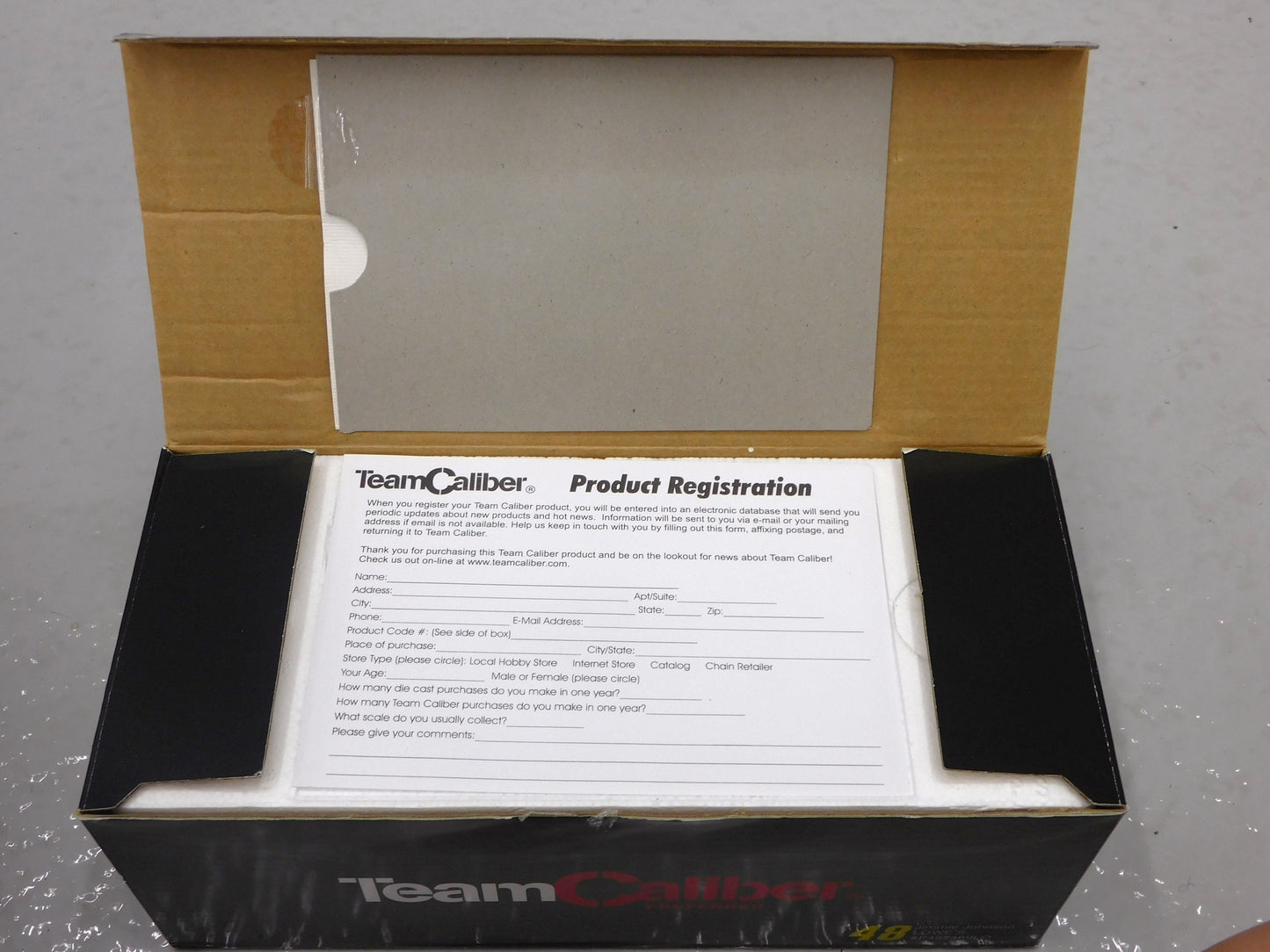 STK 10310  2002 Autographed Jimmie Johnson Rookie Sample 1:24 Diecast