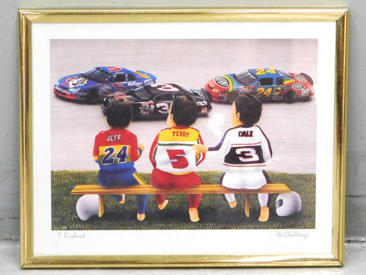 STK 10320  "The Challenge" Framed Print by T. Richard