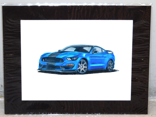 STK 10322  GT350 Blue Print by Marris Gulledge