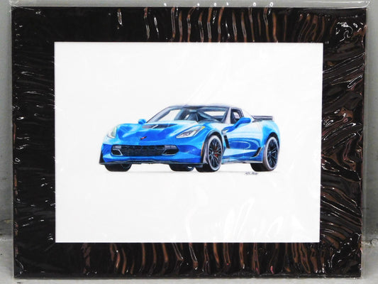 STK 10329  Blue C7 Print by Marris Gulledge