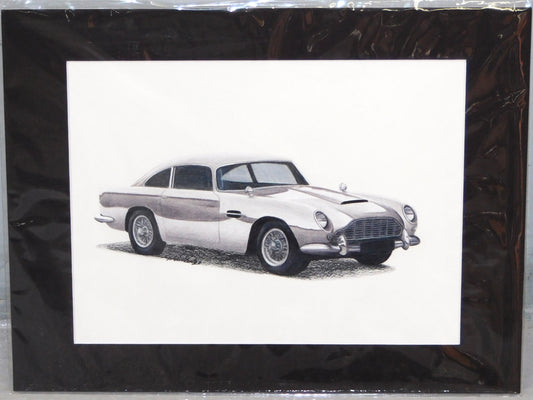 STK 10355  Aston Martin Original Artwork by Marris Gulledge