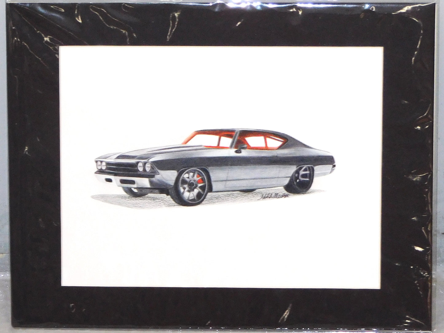 STK 10354 69 Chevelle Original Artwork by Marris Gulledge