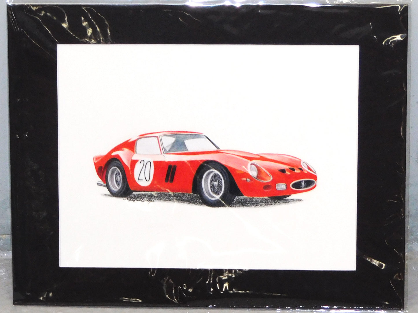 STK 10351  Ferrari GTO Original Artwork by Marris Gulledge