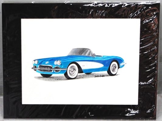 STK 10349  C1 Vette Original Artwork by Marris Gulledge