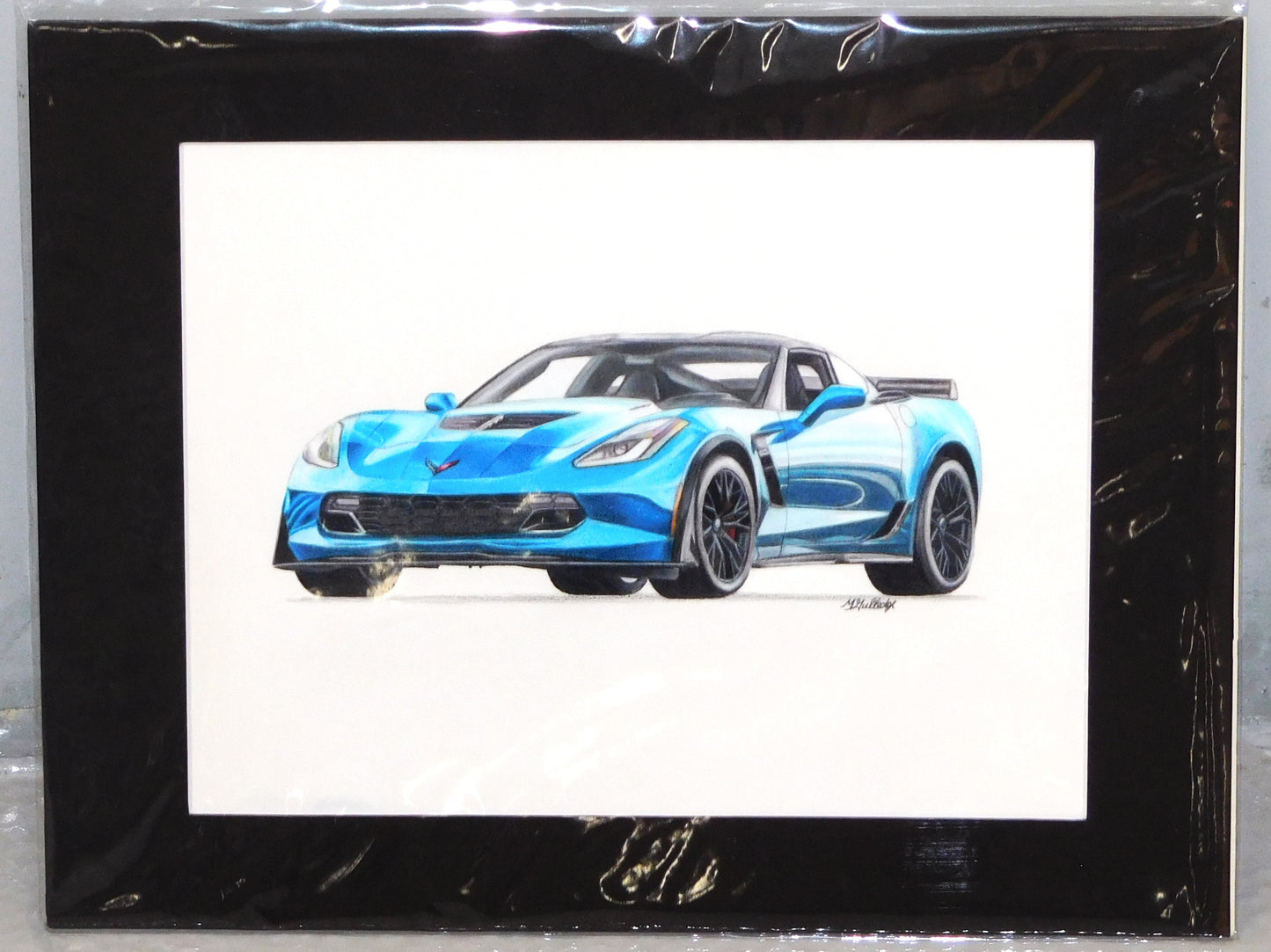 STK 10344  Blue C7 Original Artwork by Marris Gulledge