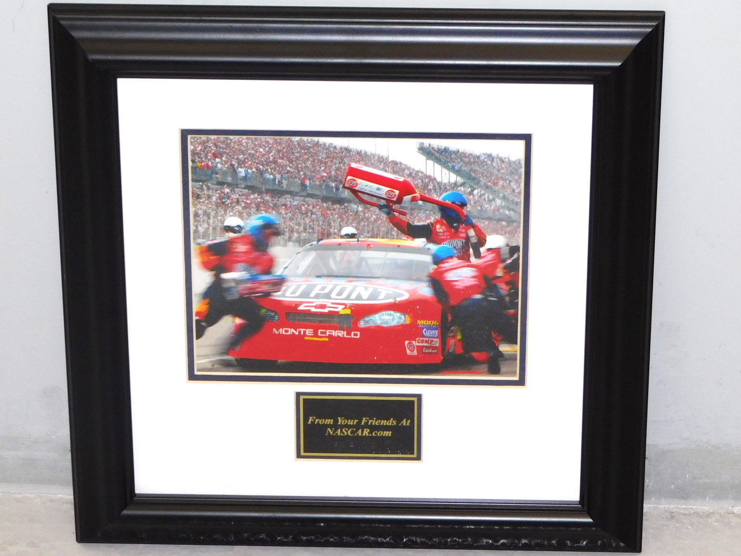 Jeff Gordon Pit Stop Framed Photo