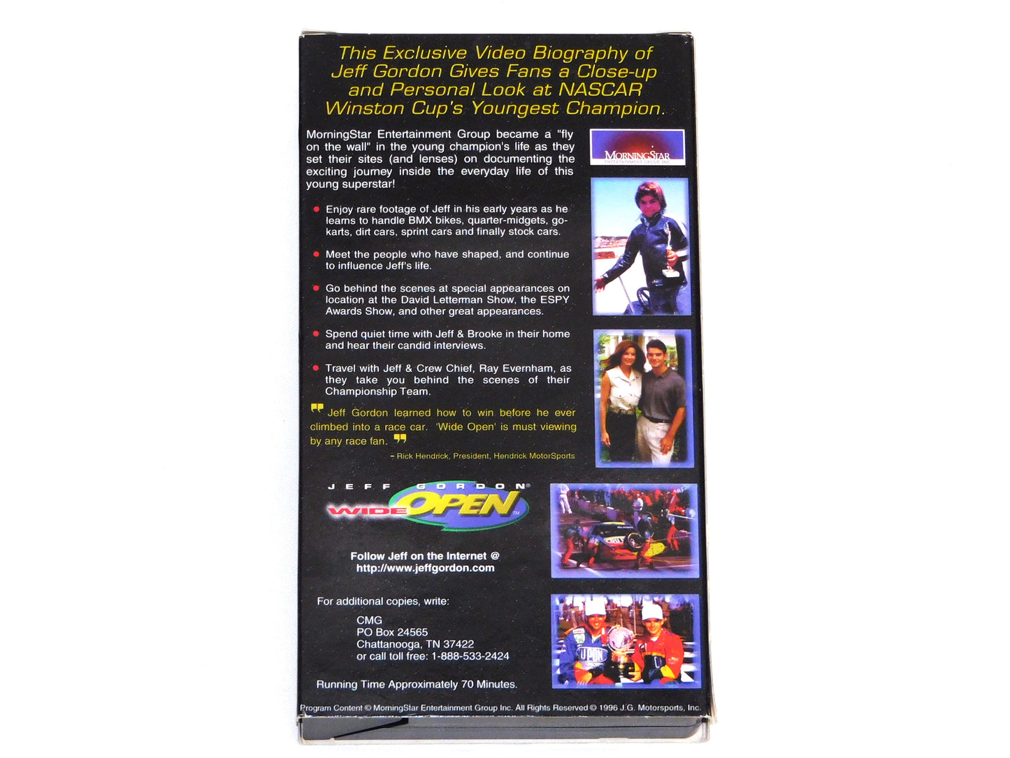 STK 10314 Jeff Gordon VHS Set of 4