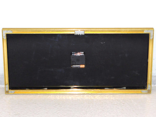 STK 10456 Chevrolet Gold Bow Tie Clock