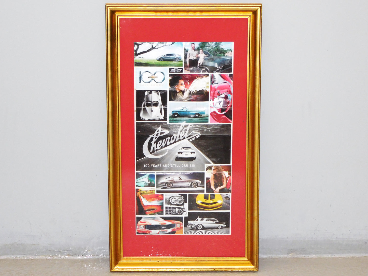 STK 10457 100 Years of Chevrolet Framed Print