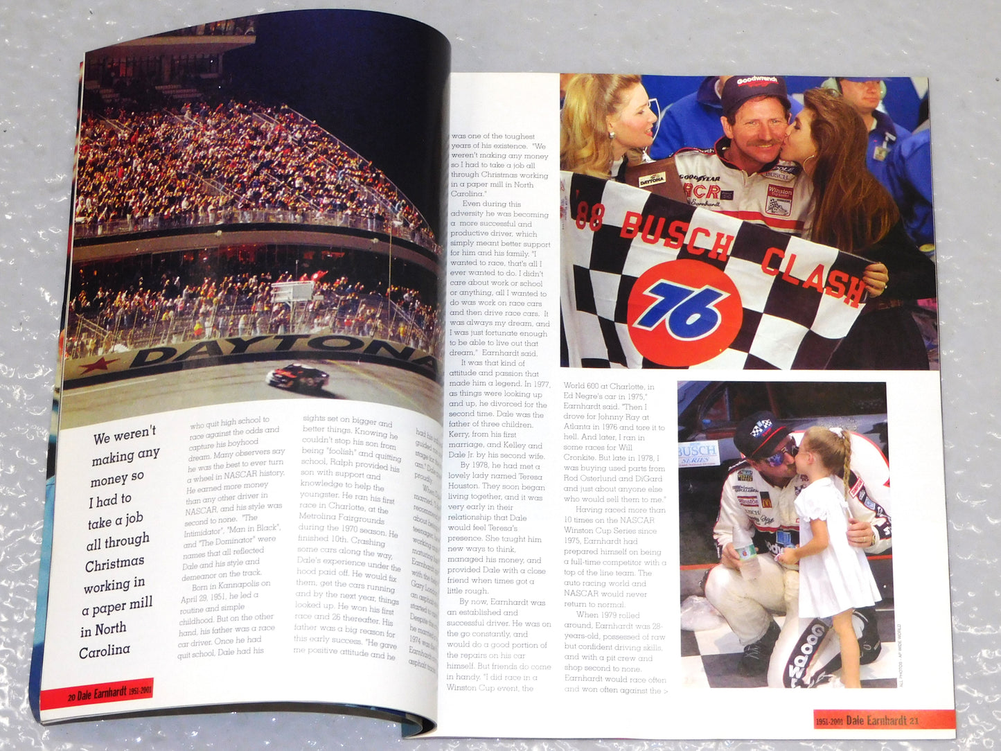 STK 10517 2001 Highbury House Tribute to Dale Earnhardt