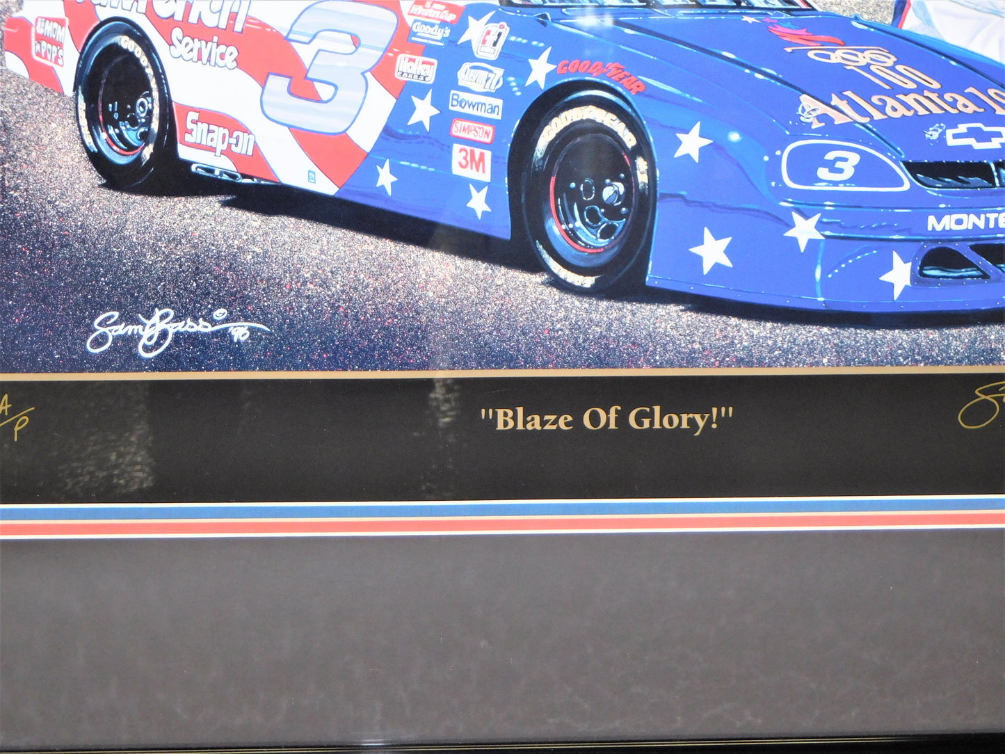 1996 Sam Bass "Blaze of Glory" Artist Proof