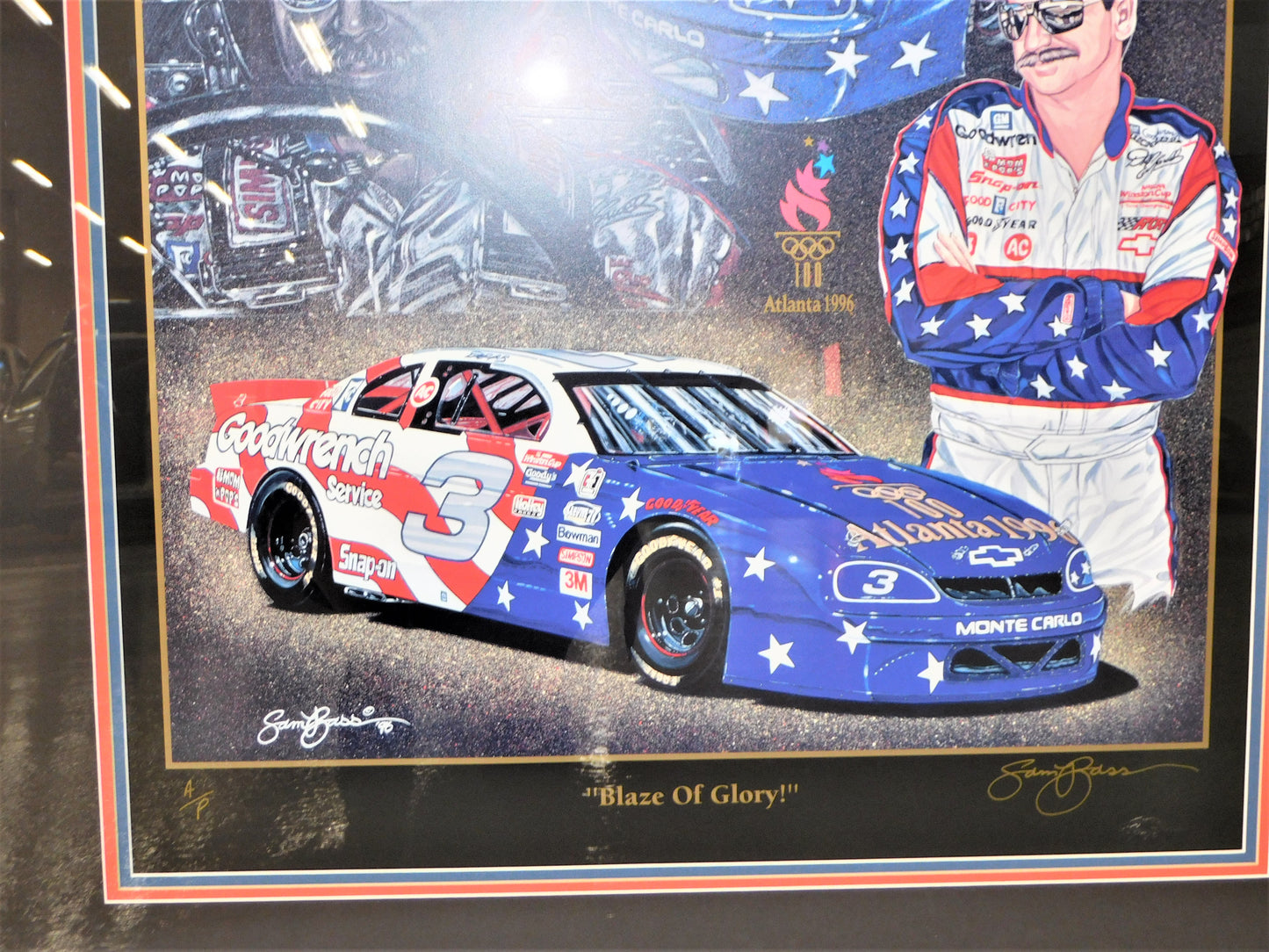 1996 Sam Bass "Blaze of Glory" Artist Proof