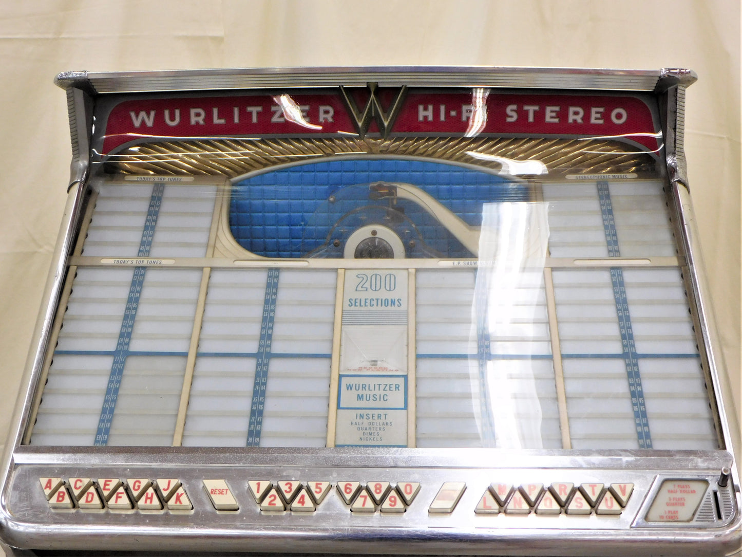 1960 Wurlitzer Jukebox Project