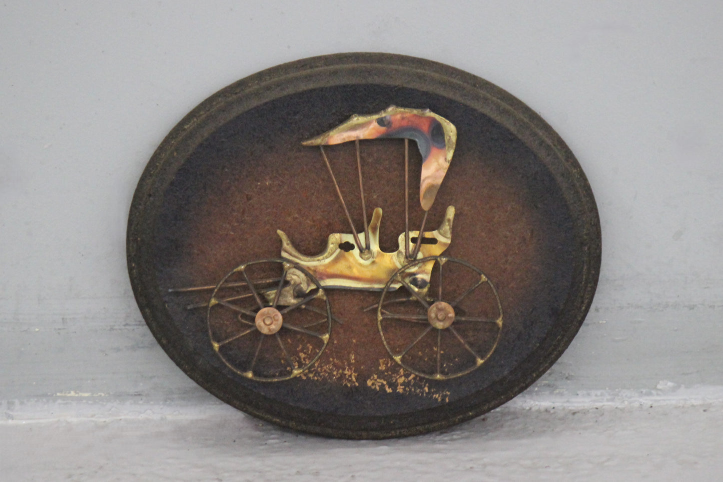 STK 10413 Handmade Metal Antique Car Art Set