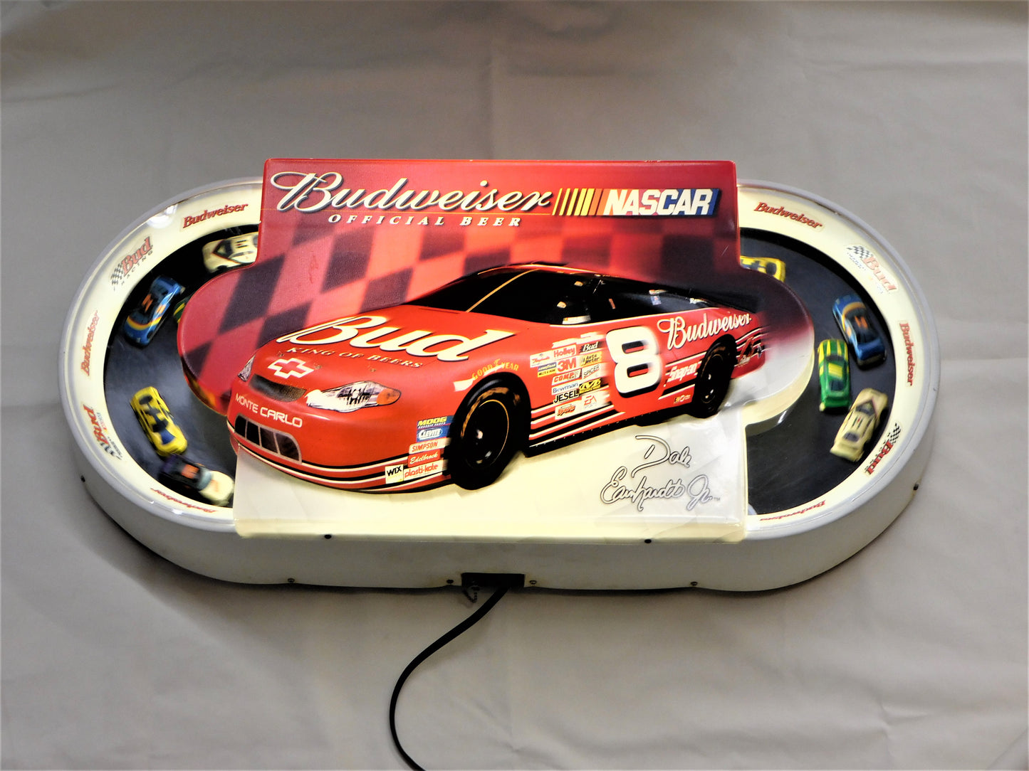 2001 Budweiser Dale Jr Lighted Motion Sign