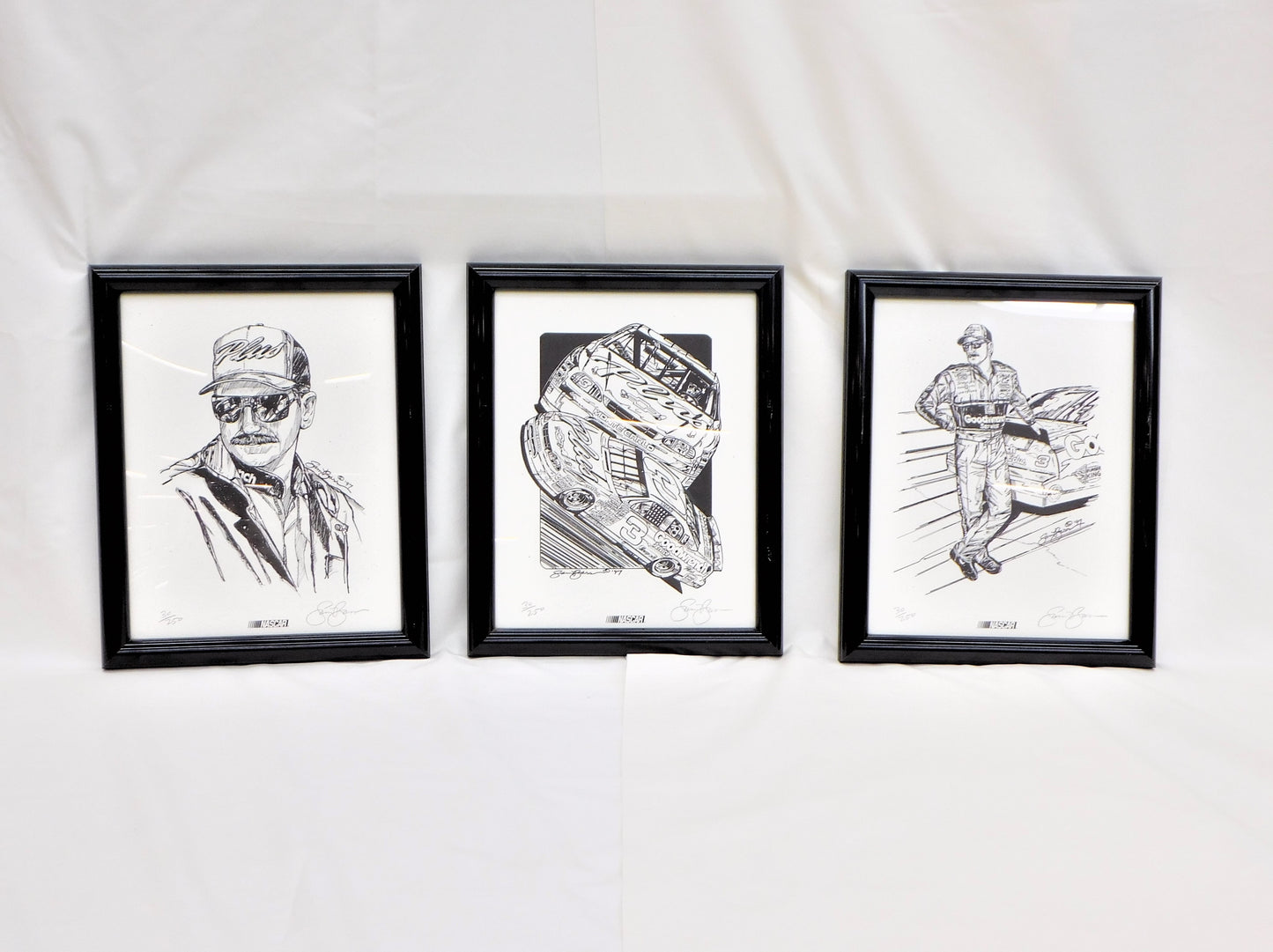 1997 Sam Bass Earnhardt Set of 3 Prints