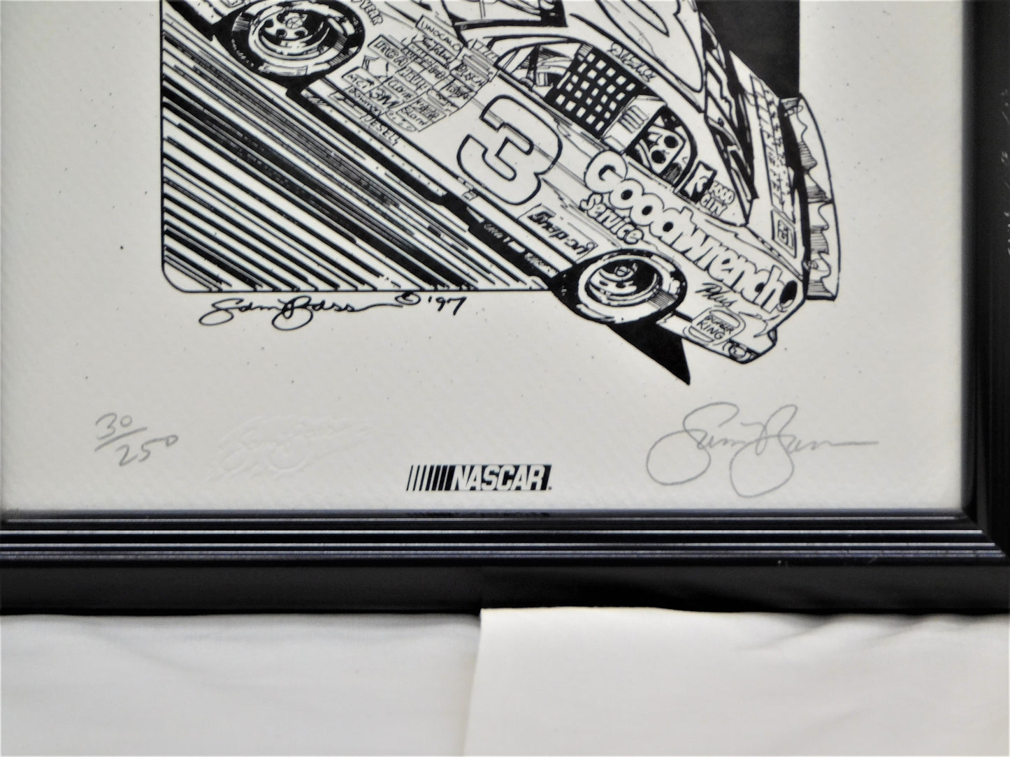 1997 Sam Bass Earnhardt Set of 3 Prints