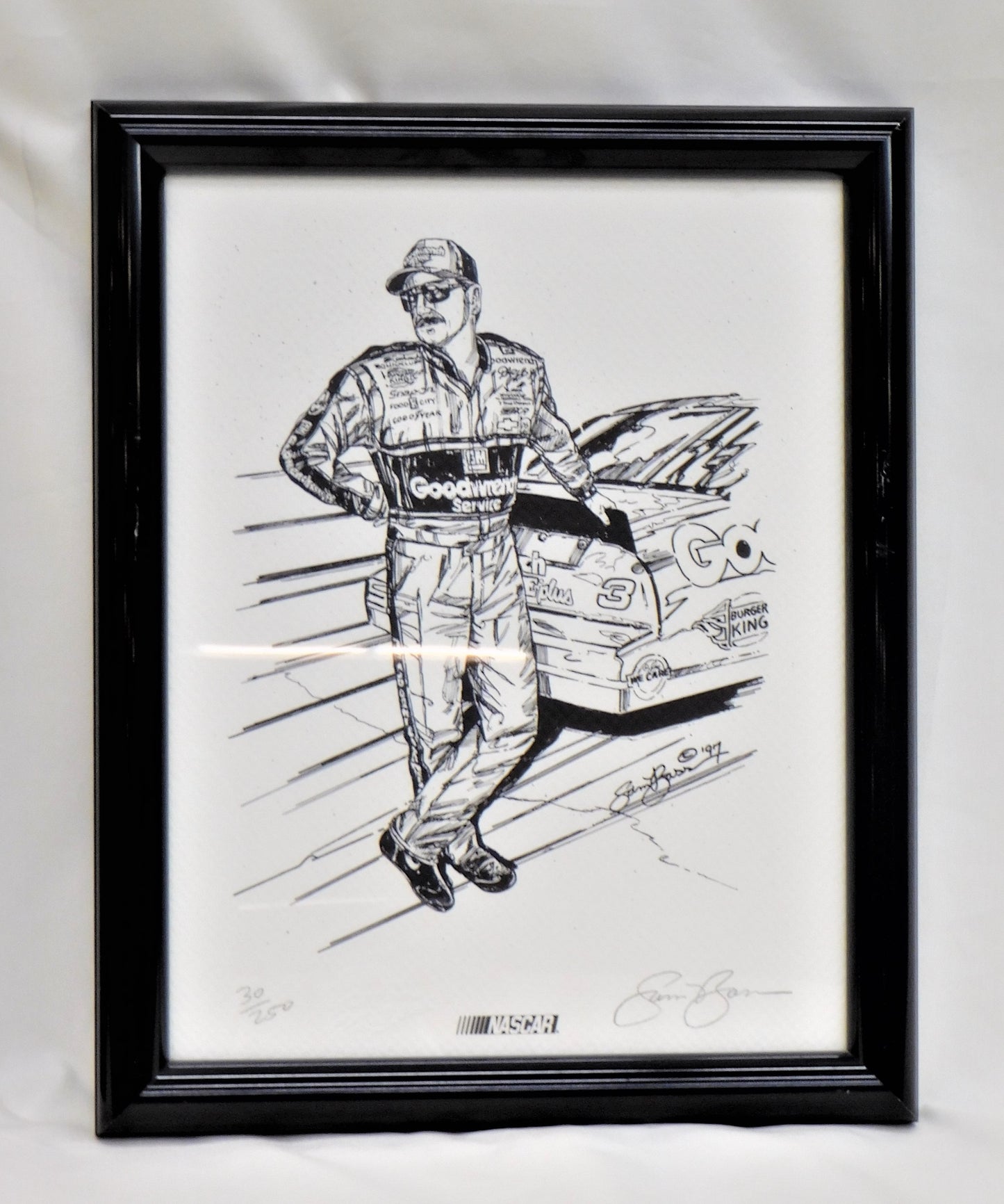 1997 Sam Bass Earnhardt Set of 3 Prints