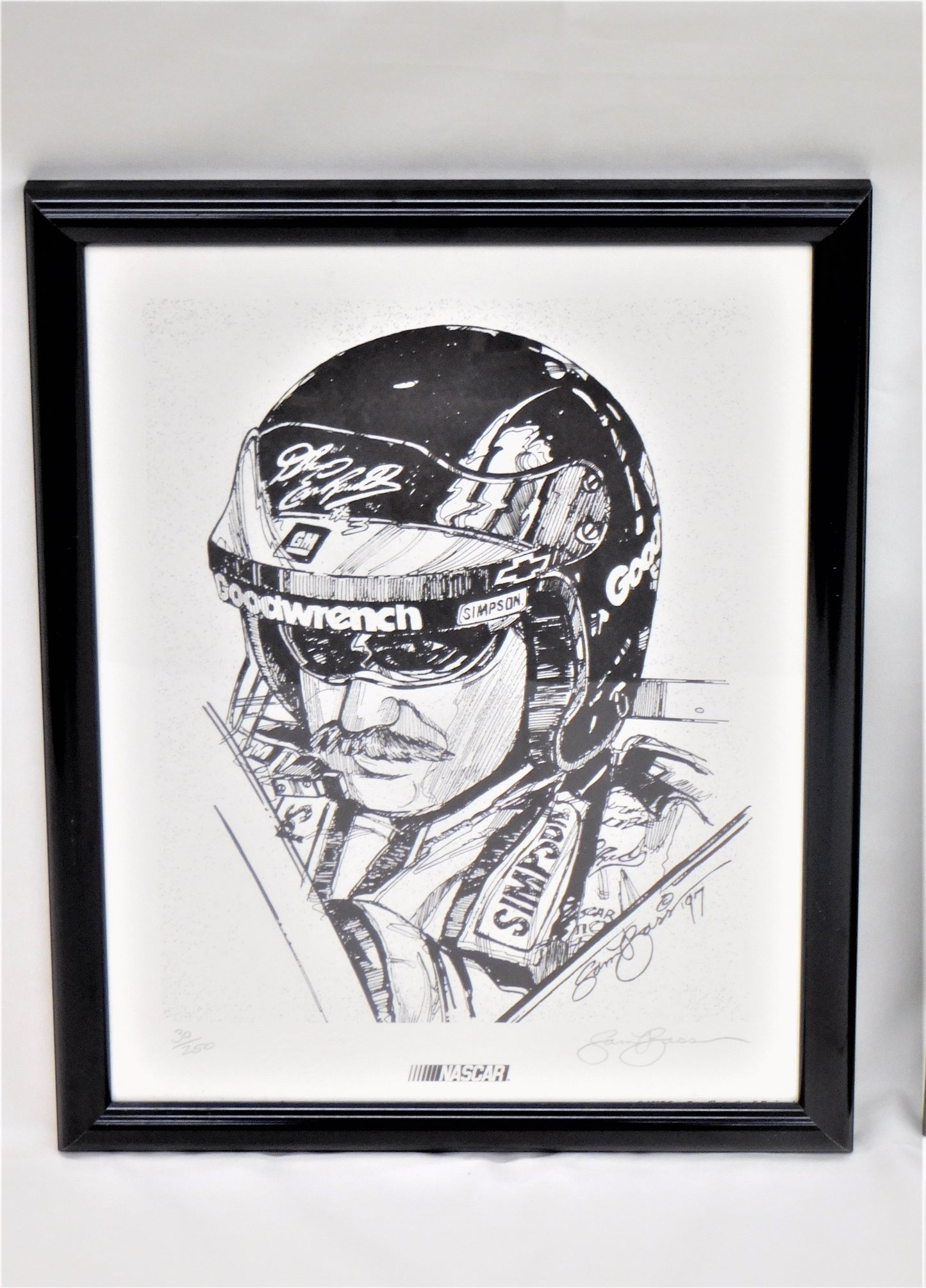 1997 Sam Bass Earnhardt Set of 3 Prints
