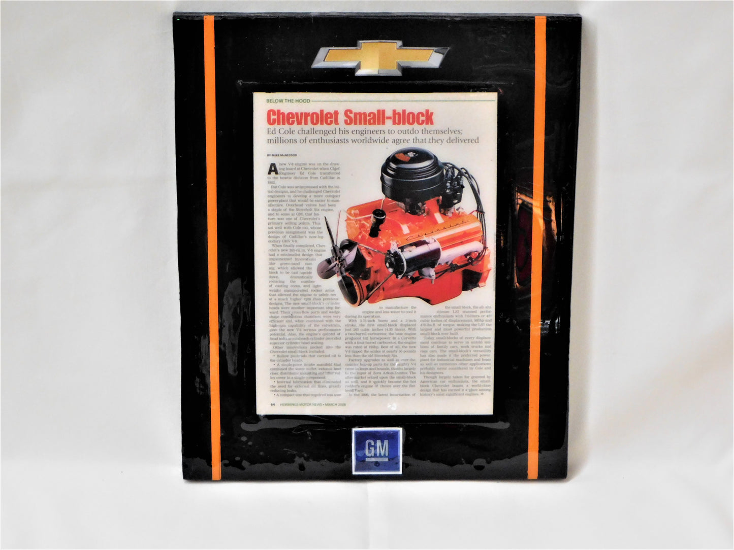 STK 10076 Chevy Small Block Engine Article Art
