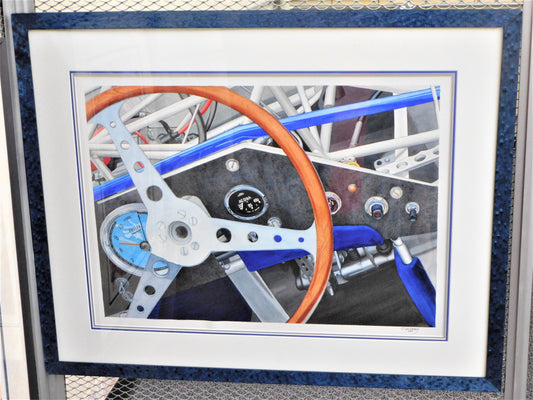 STK 10103  Birdcage Original Framed Watercolor by Dan McCrary