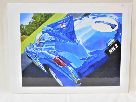 STK 10089  The Big Blue Fin Print by Dan McCrary