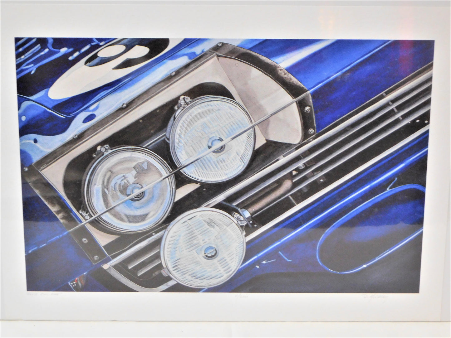 STK 10102  Blue & Racy Print by Dan McCrary