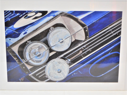 STK 10102  Blue & Racy Print by Dan McCrary