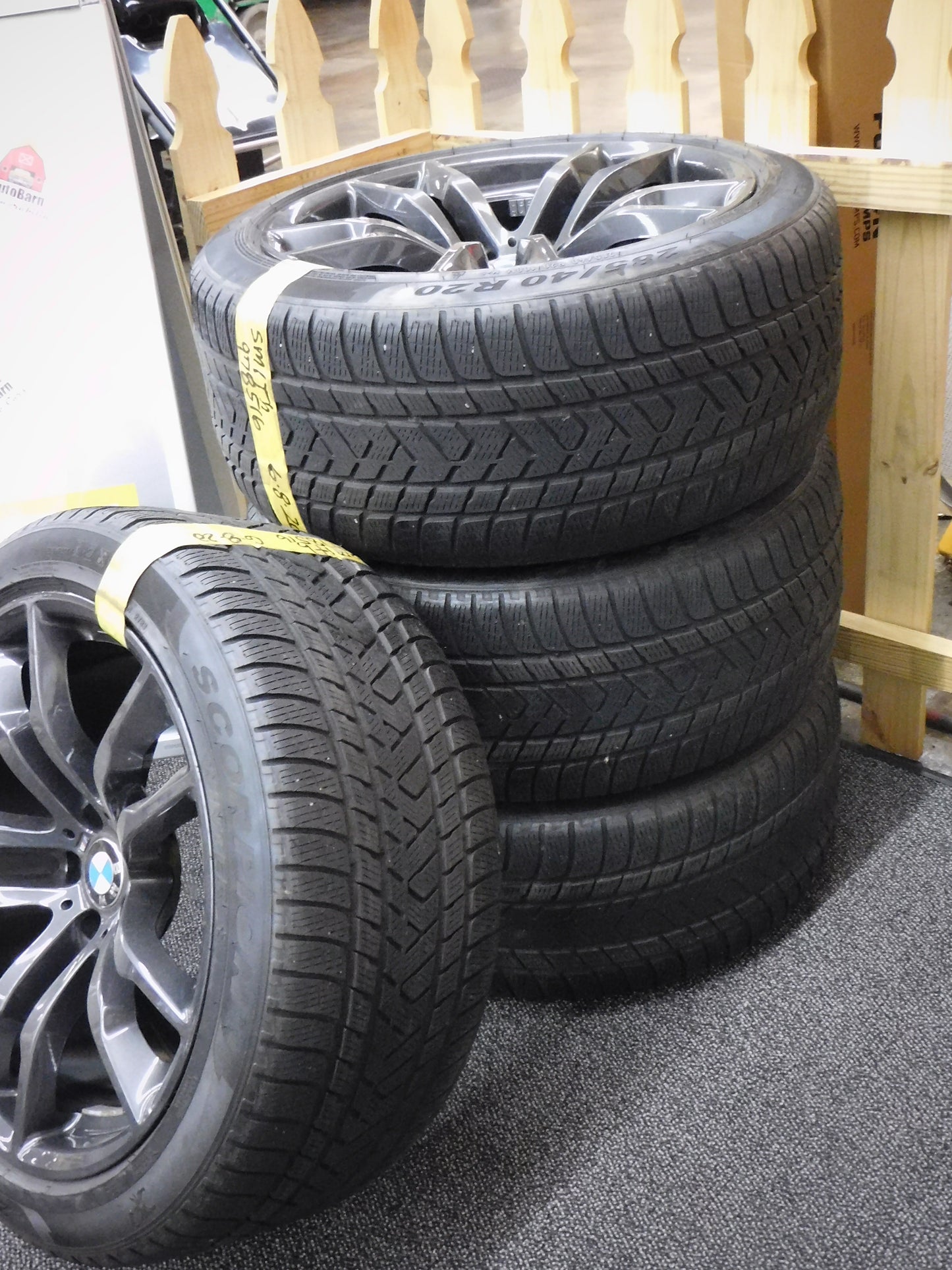 STK 10115 Set of 2014 BMW Ronal Wheels/Tires