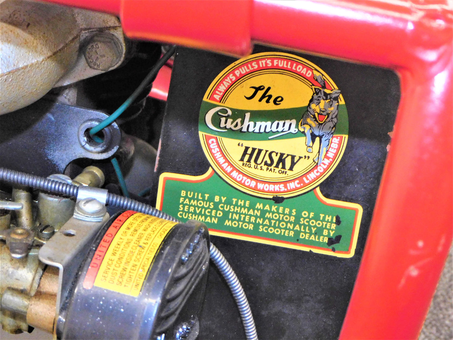 STK 10125 1956 Cushman Highlander Scooter