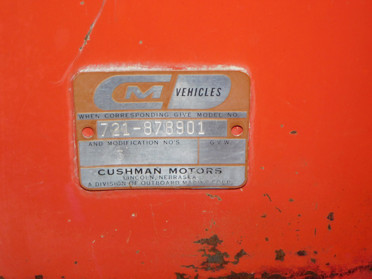 STK 10122 1963 Cushman Highlander Scooter