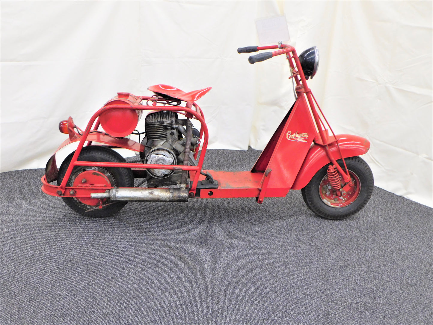 STK 10121  1950 Cushman Highlander Scooter