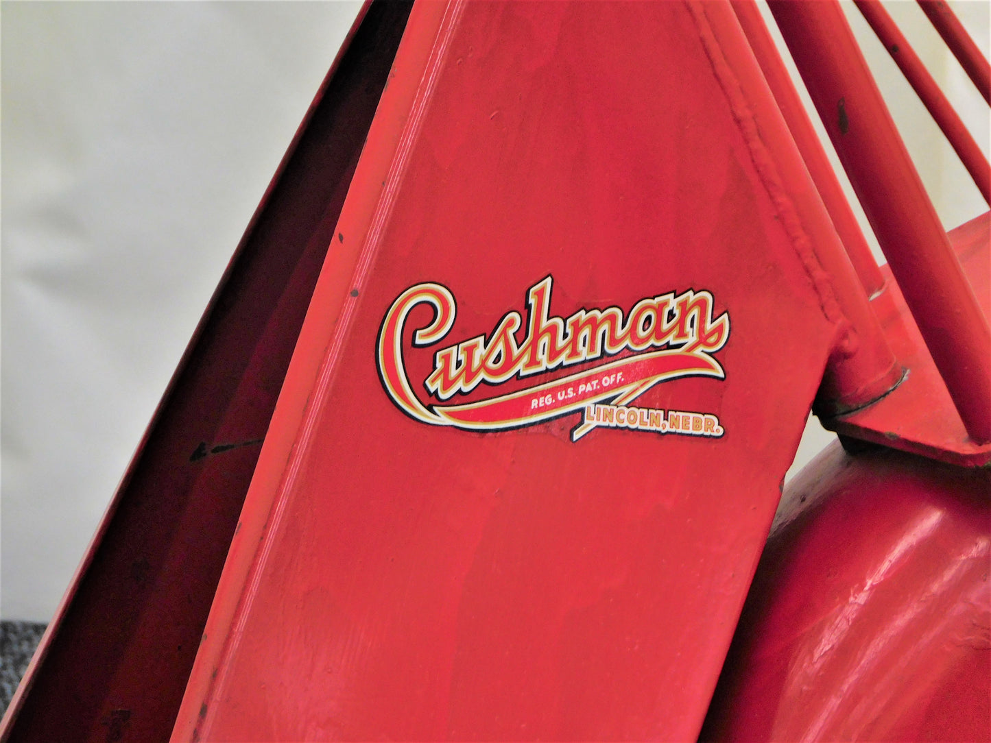 STK 10121  1950 Cushman Highlander Scooter