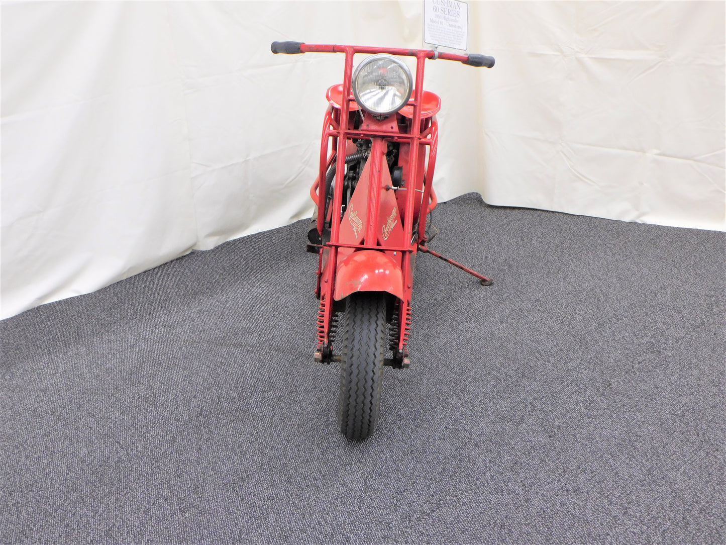STK 10121  1950 Cushman Highlander Scooter