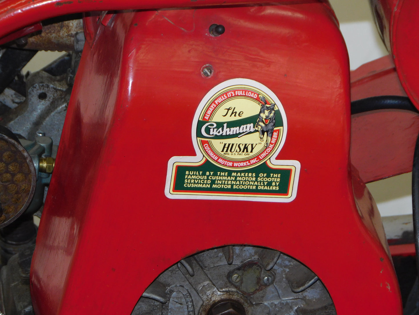 STK 10121  1950 Cushman Highlander Scooter