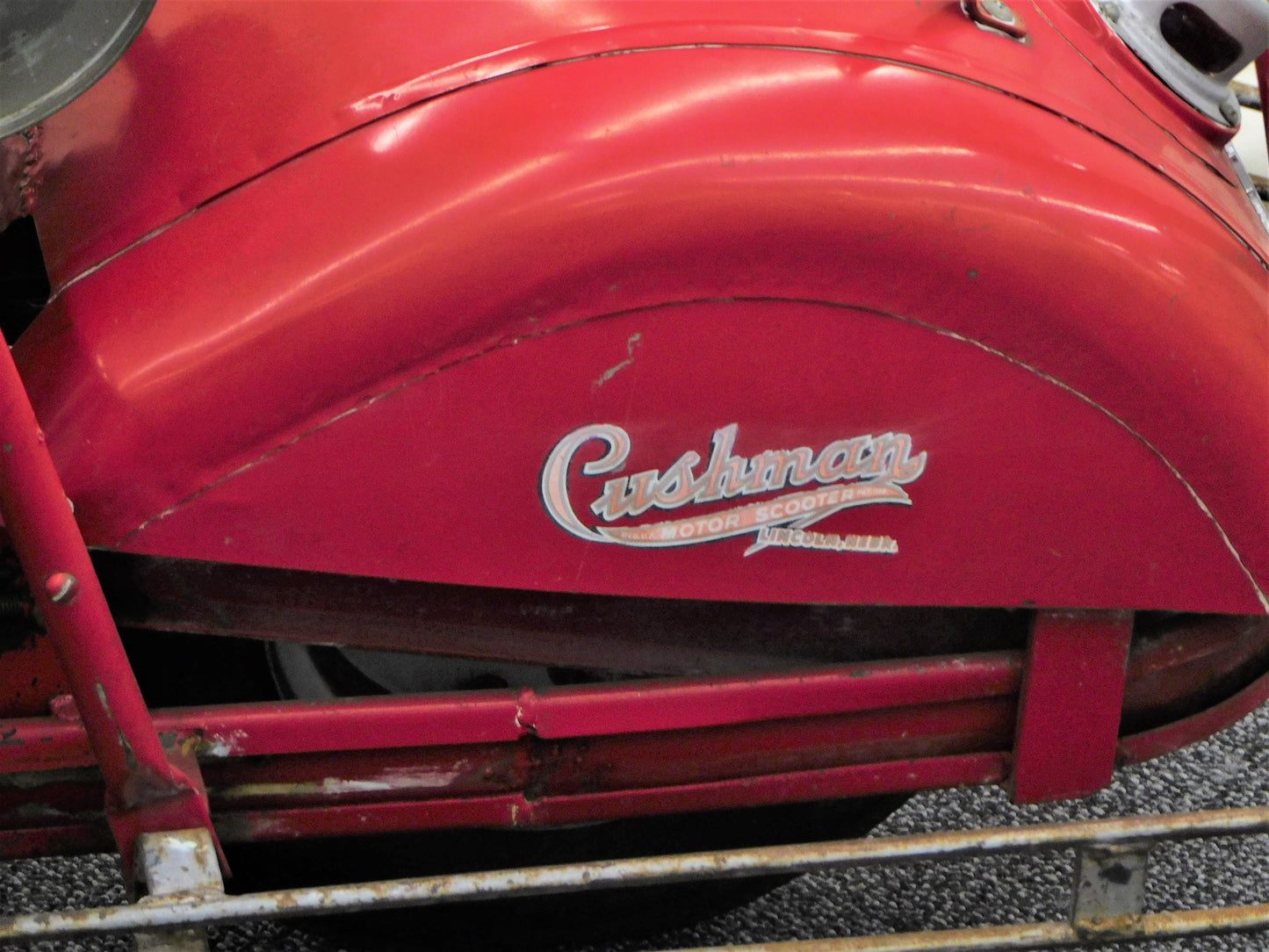 STK 10119  1948 Cushman Pacemaker Model 52A Scooter