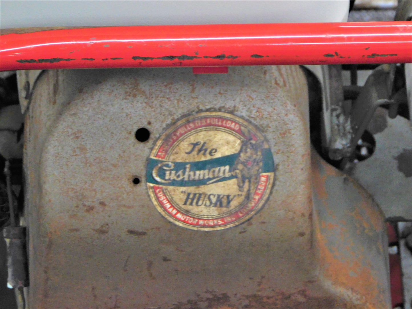 STK 10119  1948 Cushman Pacemaker Model 52A Scooter