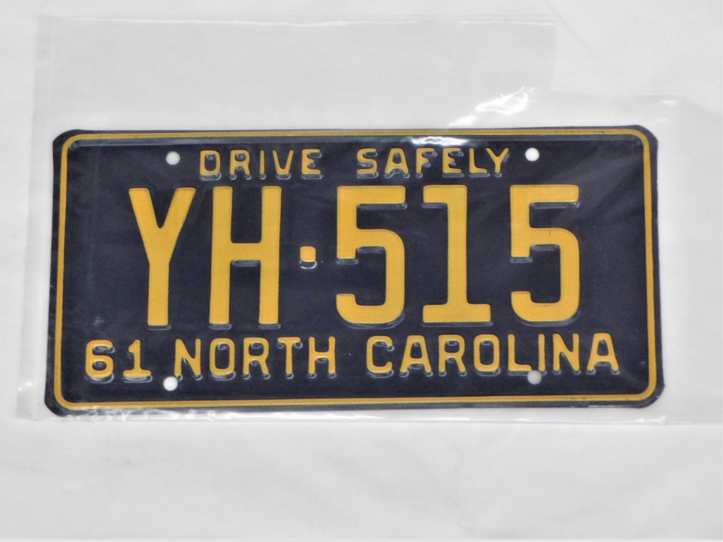 STK 10135-10143  1961 North Carolina Unissued License Plates