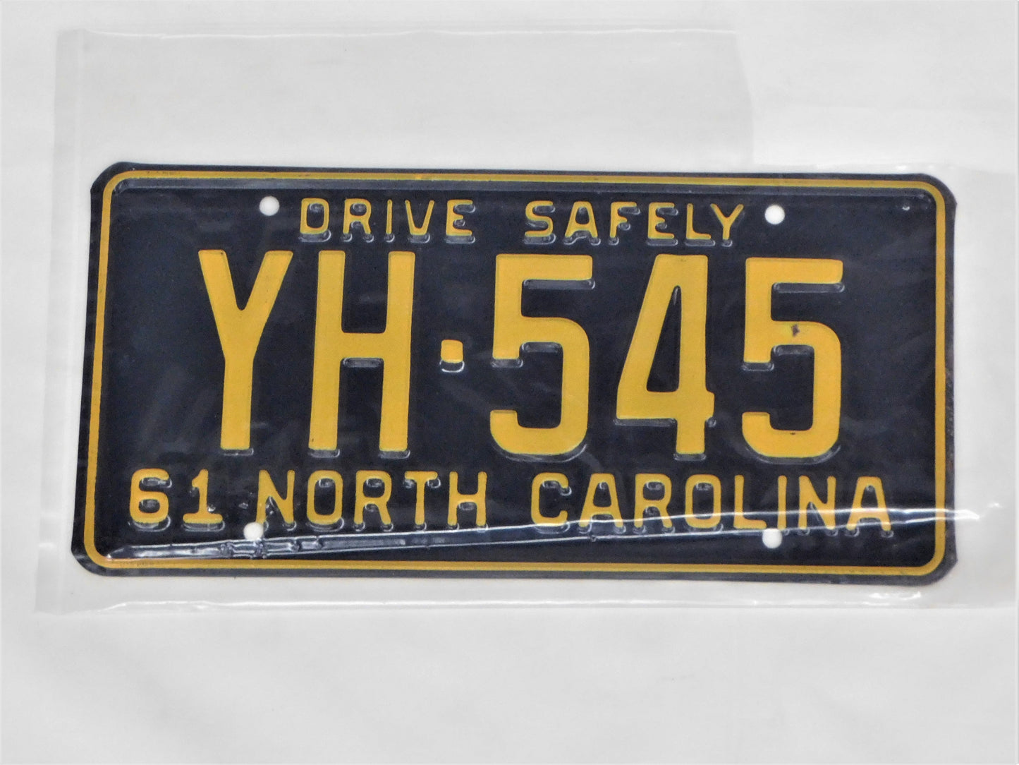STK 10135-10143  1961 North Carolina Unissued License Plates
