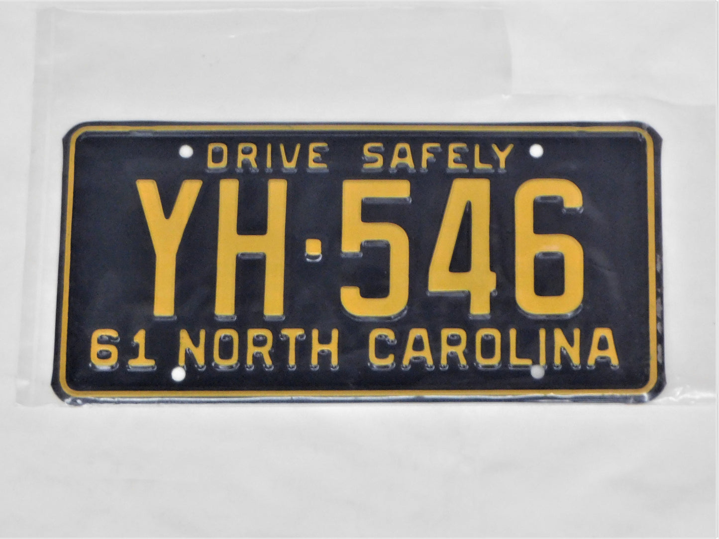 STK 10135-10143  1961 North Carolina Unissued License Plates