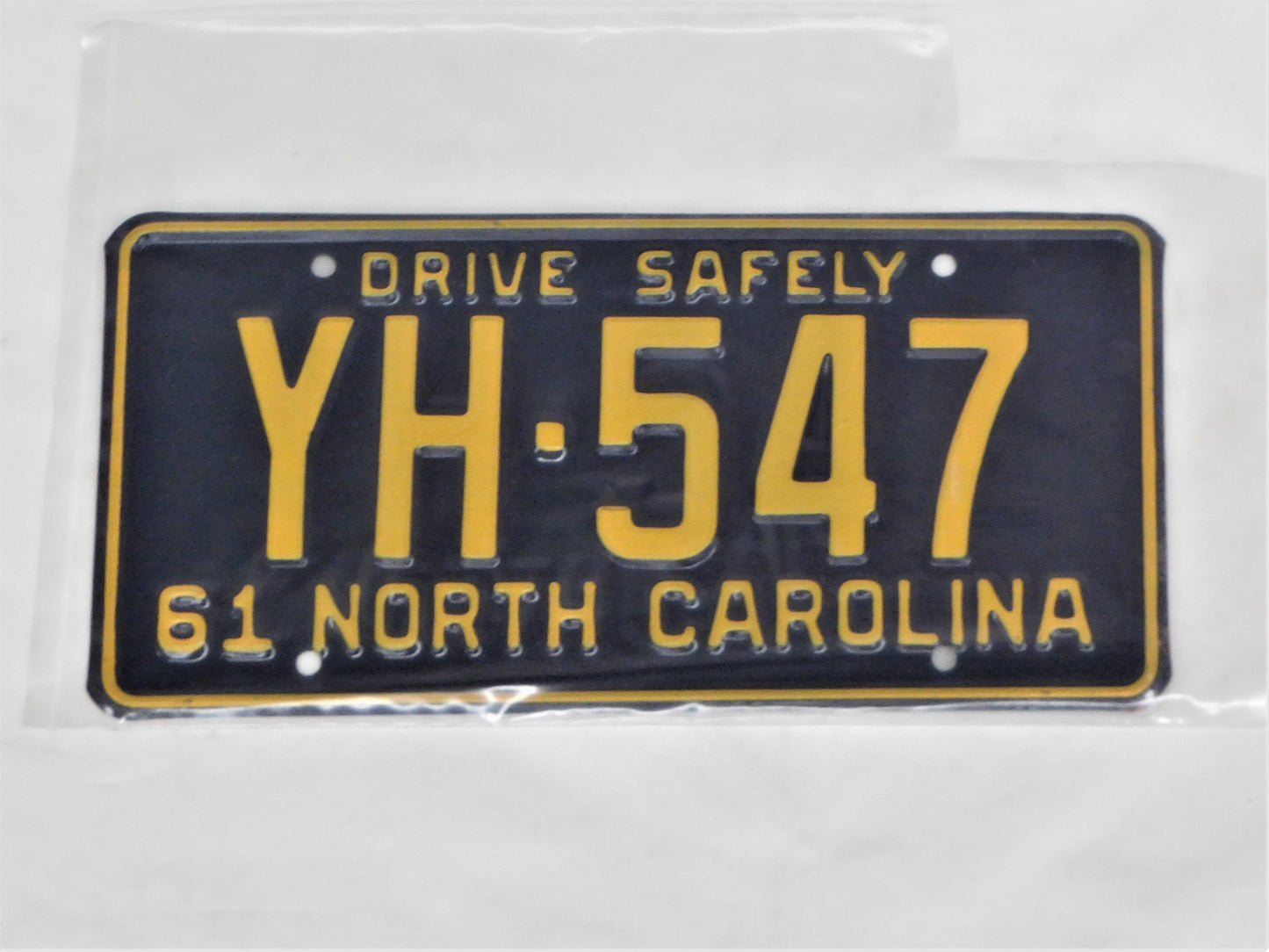 STK 10135-10143  1961 North Carolina Unissued License Plates