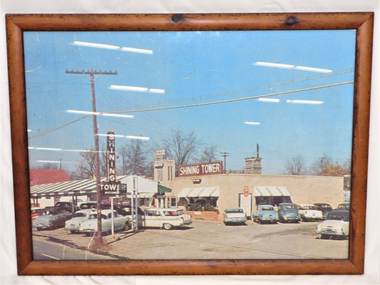 STK 10146  Shining Tower Restaurant Framed Print