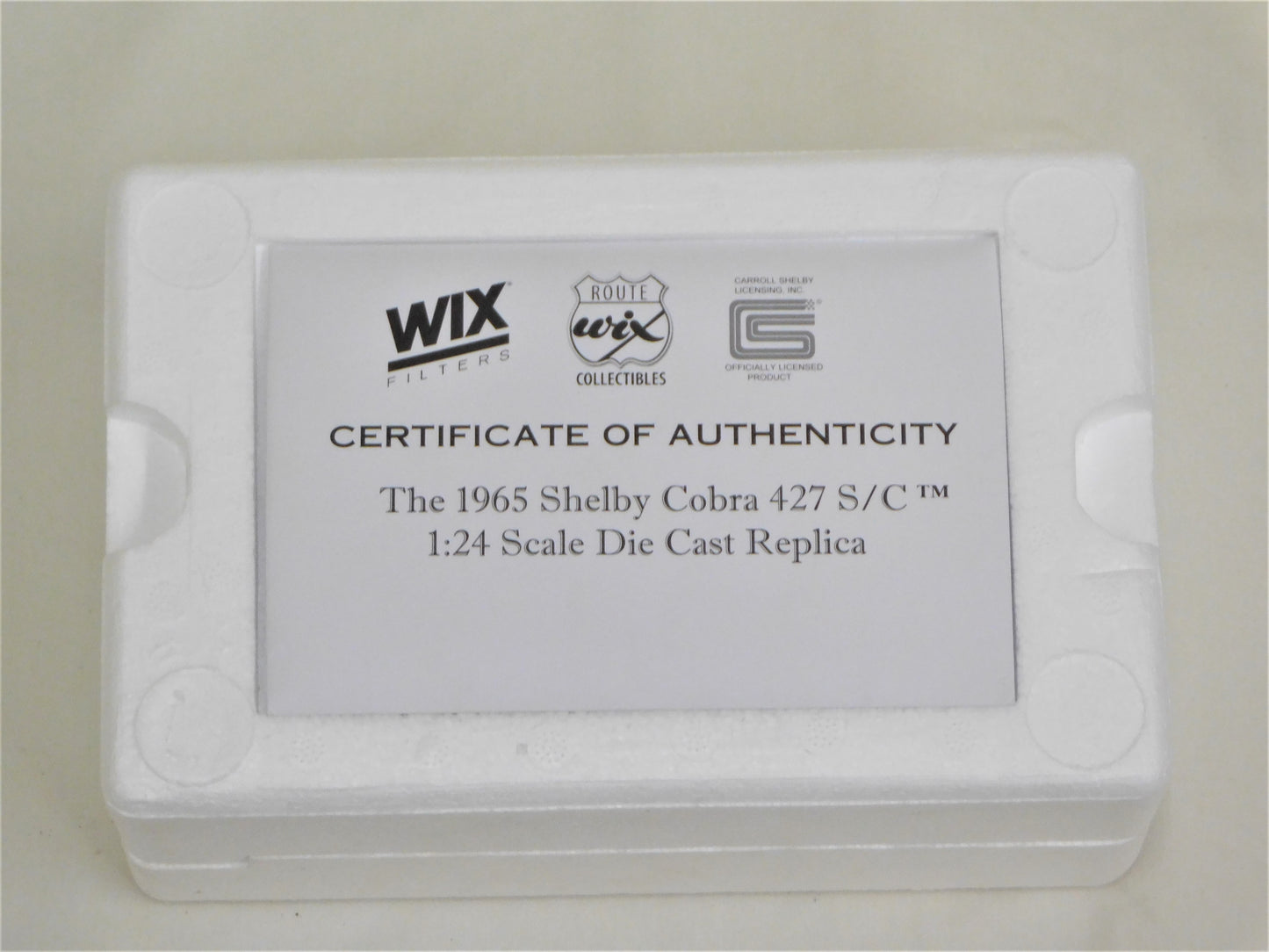 STK 10156  WIX 1965 Dark Grey Metallic Shelby Cobra 1/24 Die Cast *Price Includes Tax and Shipping within the US*