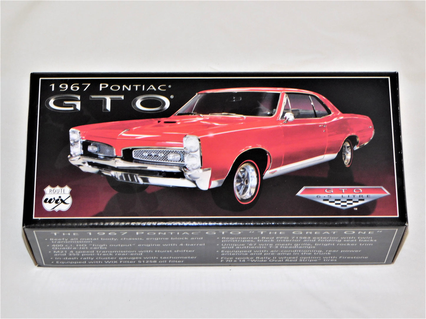 STK 10153  WIX 1967 Pontiac GTO 1/24 Die Cast *Price Includes Tax and Shipping within the US*