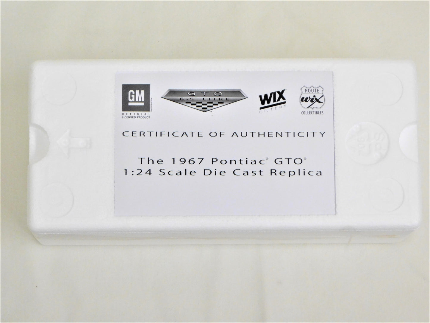 STK 10153  WIX 1967 Pontiac GTO 1/24 Die Cast *Price Includes Tax and Shipping within the US*