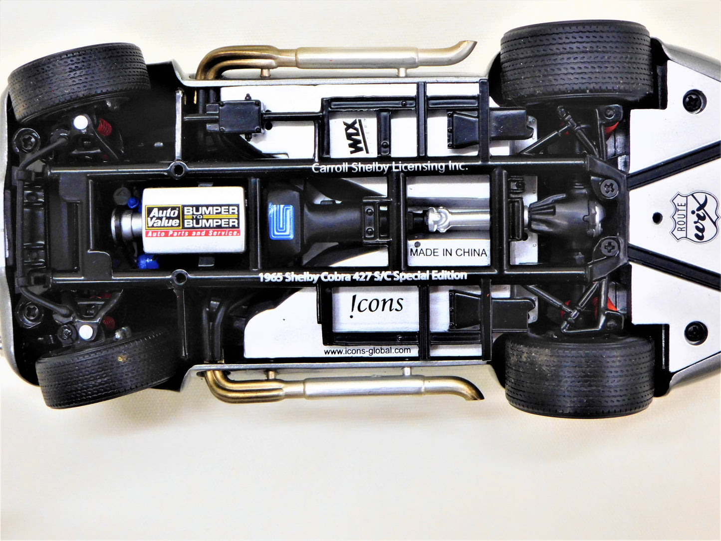 STK 10156  WIX 1965 Dark Grey Metallic Shelby Cobra 1/24 Die Cast *Price Includes Tax and Shipping within the US*