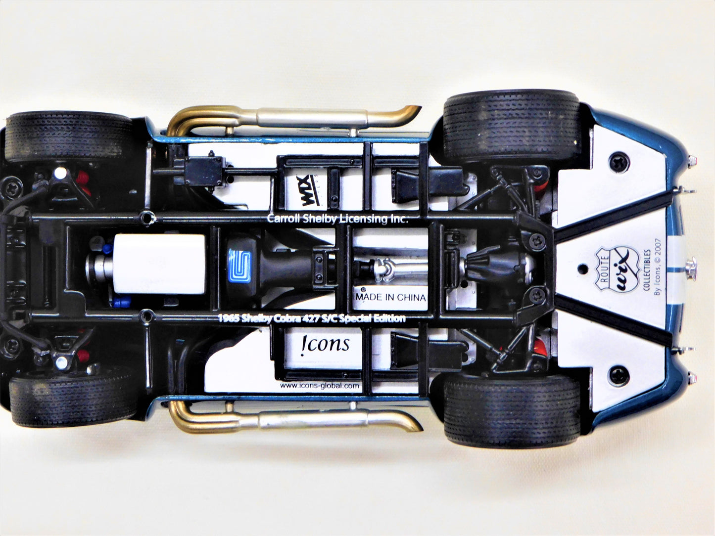 STK 10155  WIX 1965 Blue Shelby Cobra 1/24 Die Cast *Price Includes Tax and Shipping within the US*